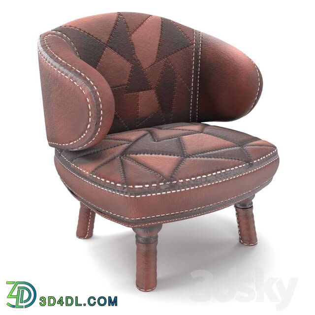 Arm chair - Piece leather sofa