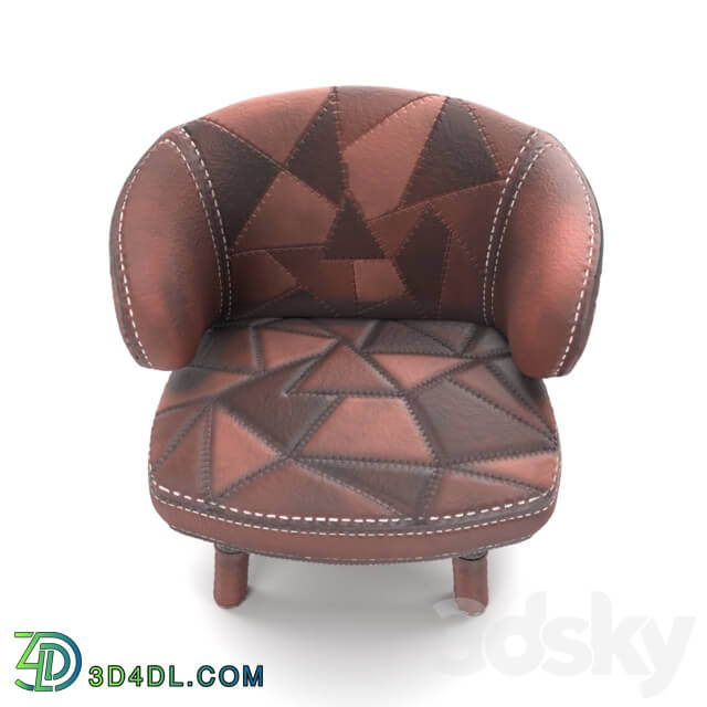 Arm chair - Piece leather sofa