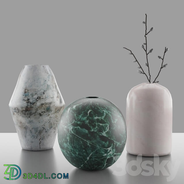 Decorative set - MONO vases By Salvatori