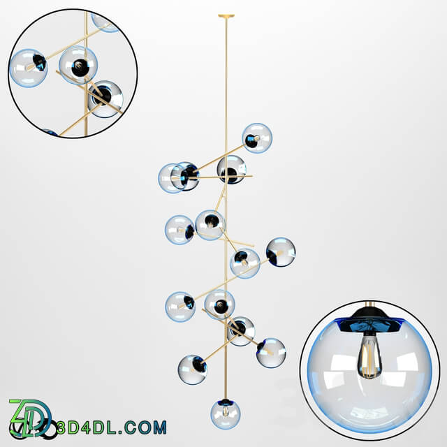 Chandelier - Modular oval lights