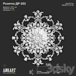 Decorative plaster - www.dikart.ru Dr-253 D1031x53mm 11_26_2019 