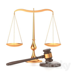 Miscellaneous - Scales of justice and gavel 