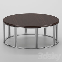 Table - Metal coffee table circle 