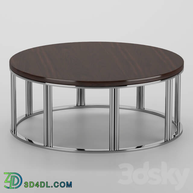 Table - Metal coffee table circle
