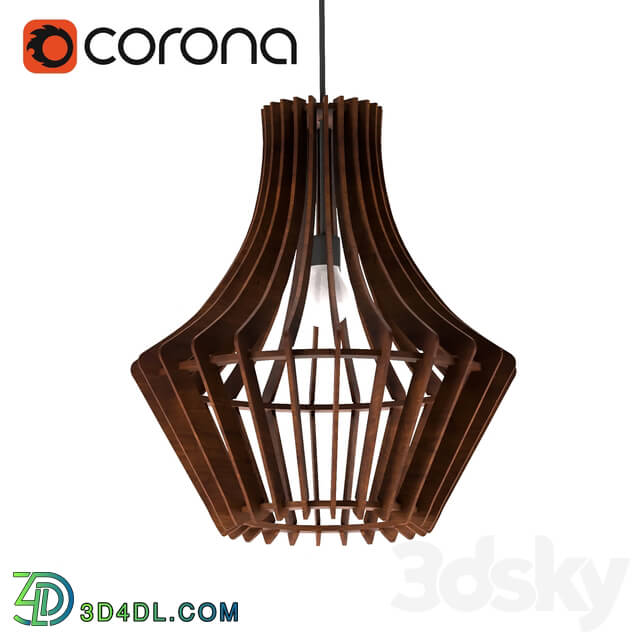 Chandelier - wood chandelier