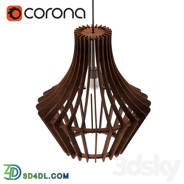 Chandelier - wood chandelier