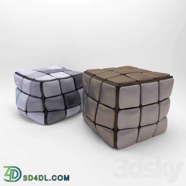 Other soft seating - Rubik_s poufs