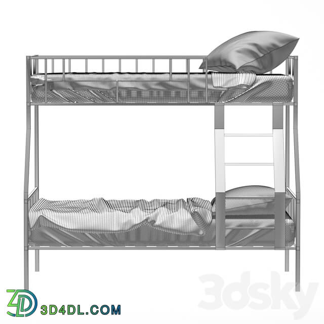 Bed - Bunk metal bed Barcelona