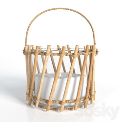 Other decorative objects - bamboo hurricane lantern 