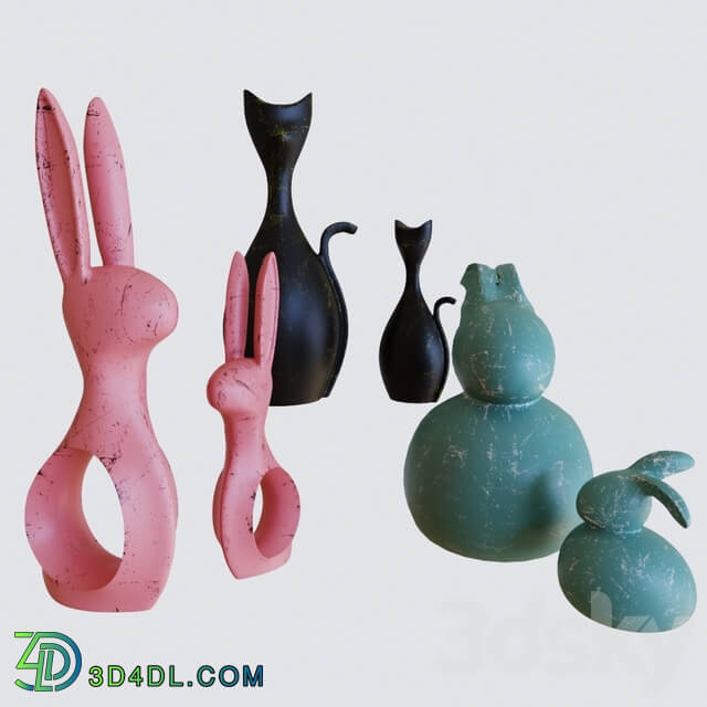 Other decorative objects - Set of figurines