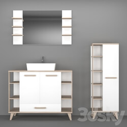 Bathroom furniture - Bathroom furniture Sanflor Ingrid 