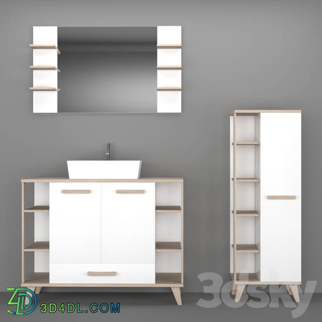 Bathroom furniture - Bathroom furniture Sanflor Ingrid