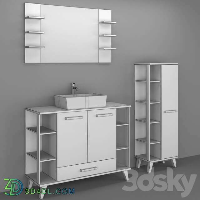 Bathroom furniture - Bathroom furniture Sanflor Ingrid