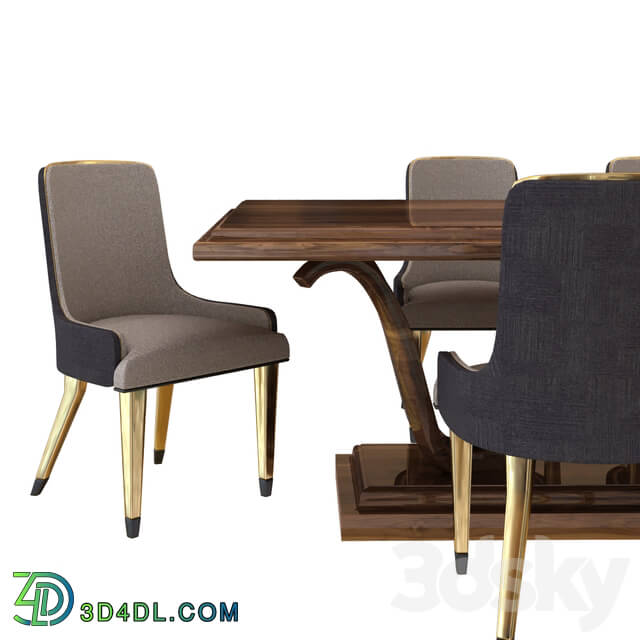 Table _ Chair - classice dining table chair