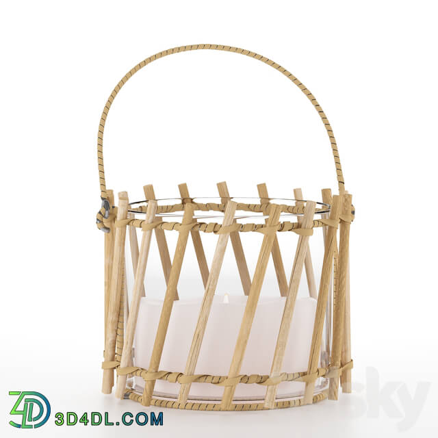 Other decorative objects - bamboo hurricane lantern