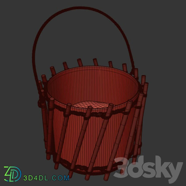 Other decorative objects - bamboo hurricane lantern