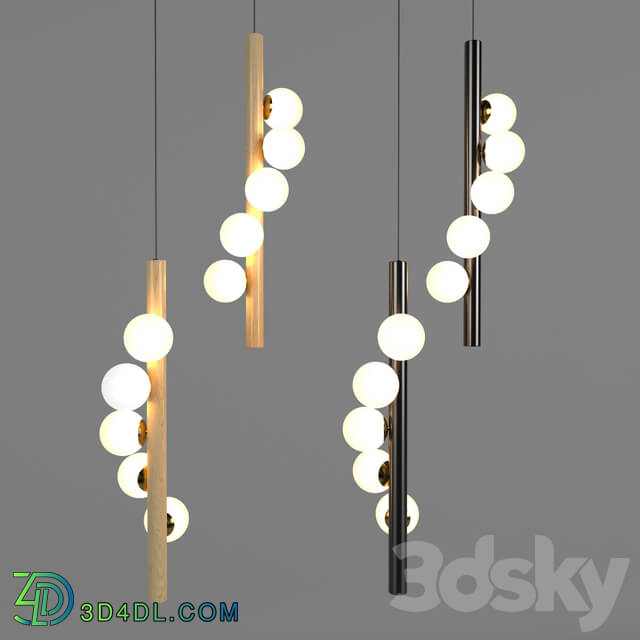 Chandelier - Tram Modern Linear Pendant Light