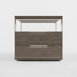 Sideboard _ Chest of drawer - Holly Hunt Fortis Nightstand 