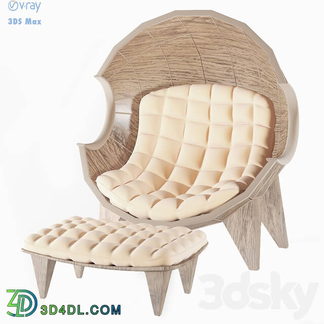 Arm chair - chair Stylishly Segmented Seating