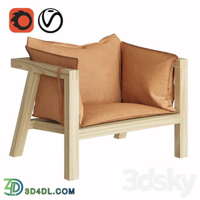 Arm chair - Umomoku armchair