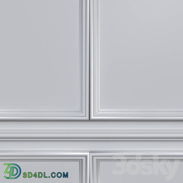 Decorative plaster - Wall Panel No 2