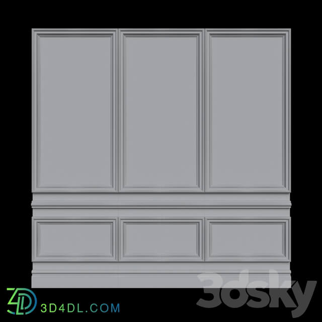 Decorative plaster - Wall Panel No 2