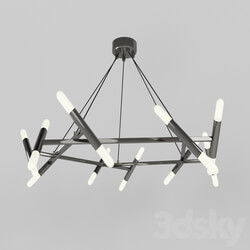 Chandelier - Le Pentagone Silver 44.6584 