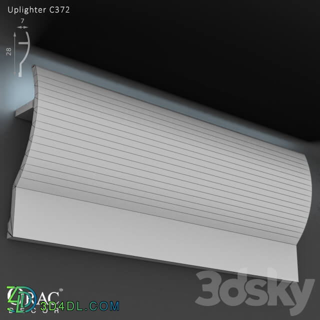 Decorative plaster - OM Concealed lighting Orac Decor C372