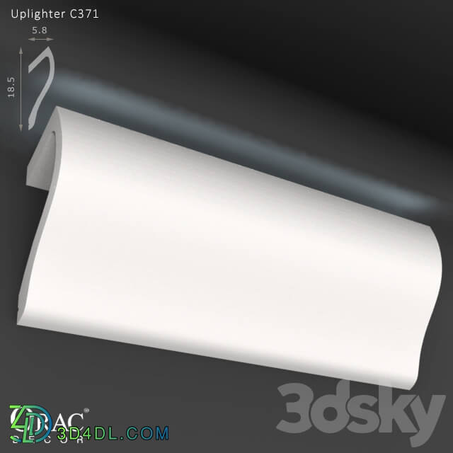 Decorative plaster - OM Concealed lighting Orac Decor C371