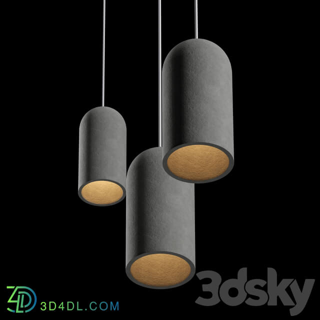 Chandelier - Concrete lamps
