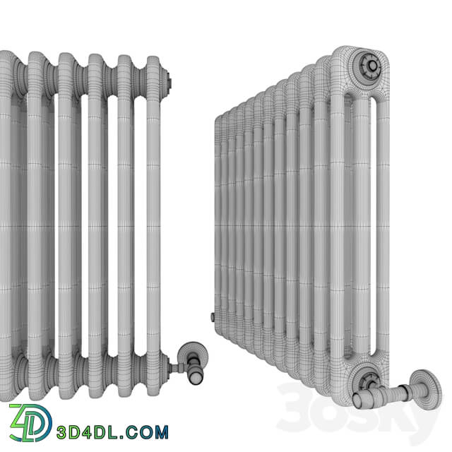 Radiator - Cordivari Ardesia 3 Columns Tubular Radiator