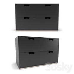 Sideboard _ Chest of drawer - Asplund Snow Series Storage Unit 
