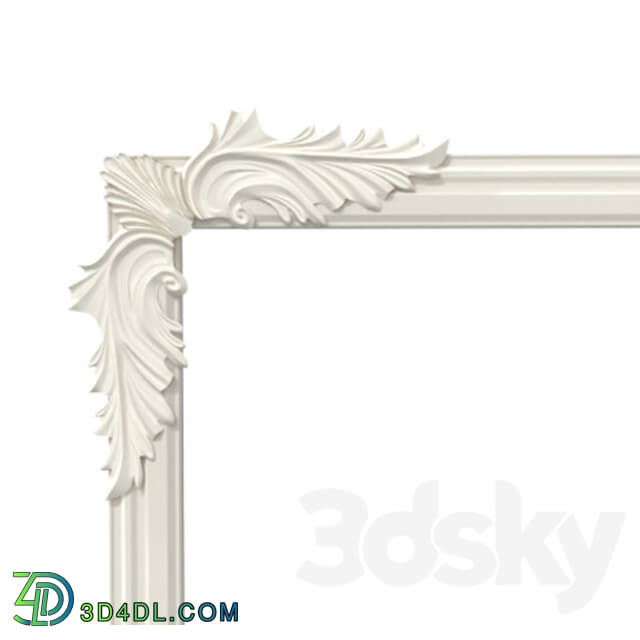 Decorative plaster - Molding with stucco