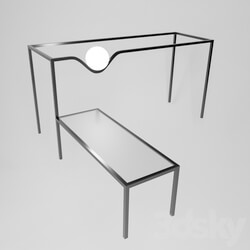 Table - Coffee table with light 