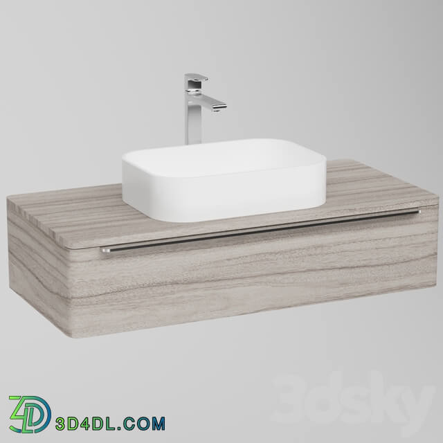 Bathroom furniture - Washbasin cabinet SUD 260.01. Ravak firm. Sud series.