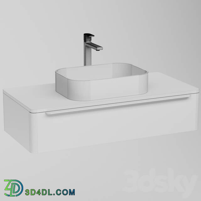 Bathroom furniture - Washbasin cabinet SUD 260.01. Ravak firm. Sud series.