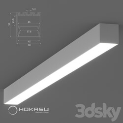 Technical lighting - Surface mounted linear lamp HOKASU S50 