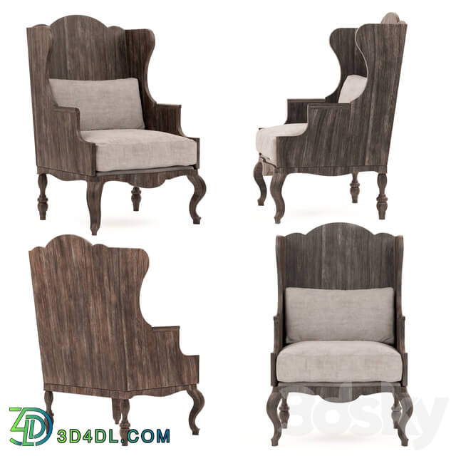 Arm chair - Luberon rustic chair