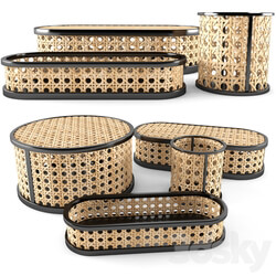 Other decorative objects - Rattan Storage Containers 
