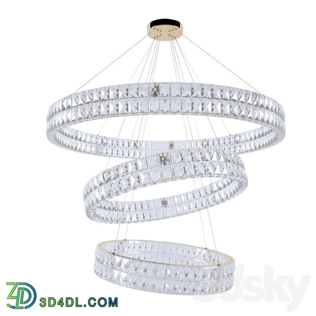 Chandelier - Newport 10124 _ 12S gold _ chrome _4_