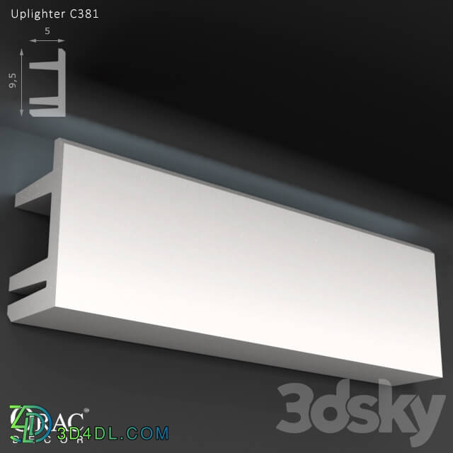 Decorative plaster - OM Concealed lighting Orac Decor C381