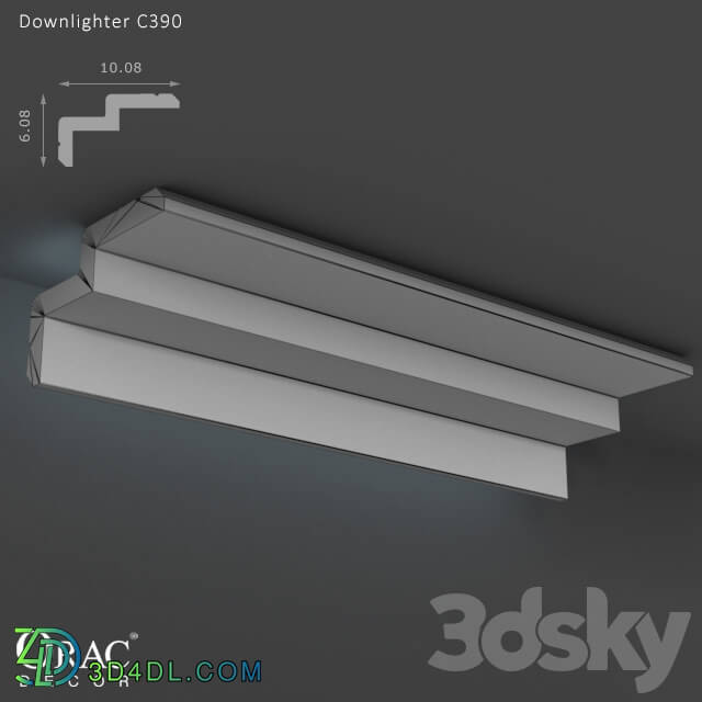 Decorative plaster - OM Concealed lighting Orac Decor C390