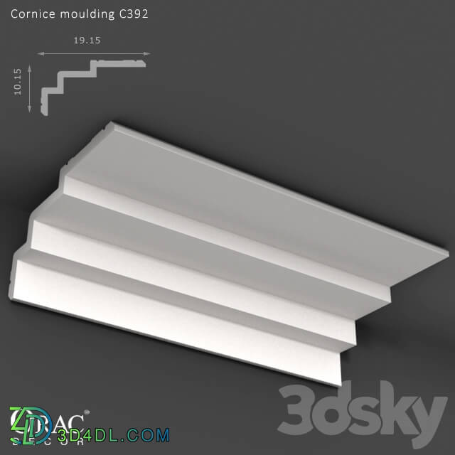 Decorative plaster - OM Cornice Orac Decor C392