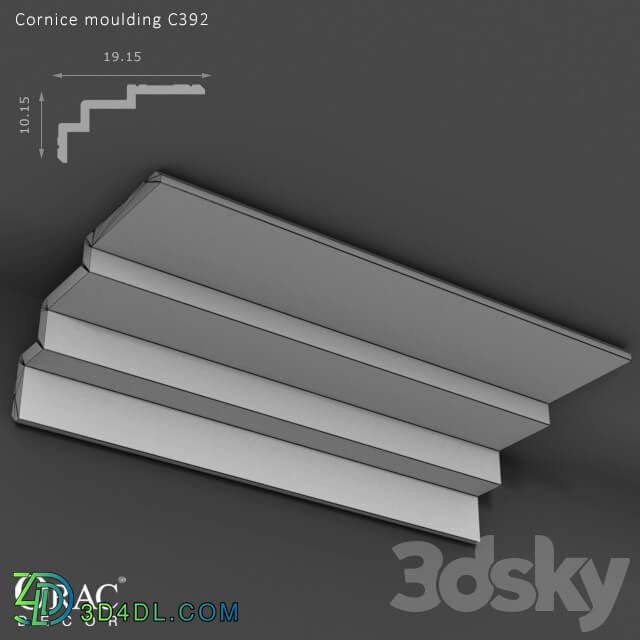 Decorative plaster - OM Cornice Orac Decor C392