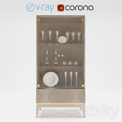 Wardrobe _ Display cabinets - Display Cabinet 001 