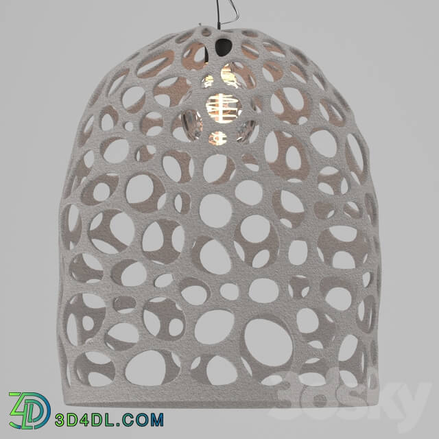 Chandelier - APARRI WHITE ROUGH CAST PENDANT LIGHT