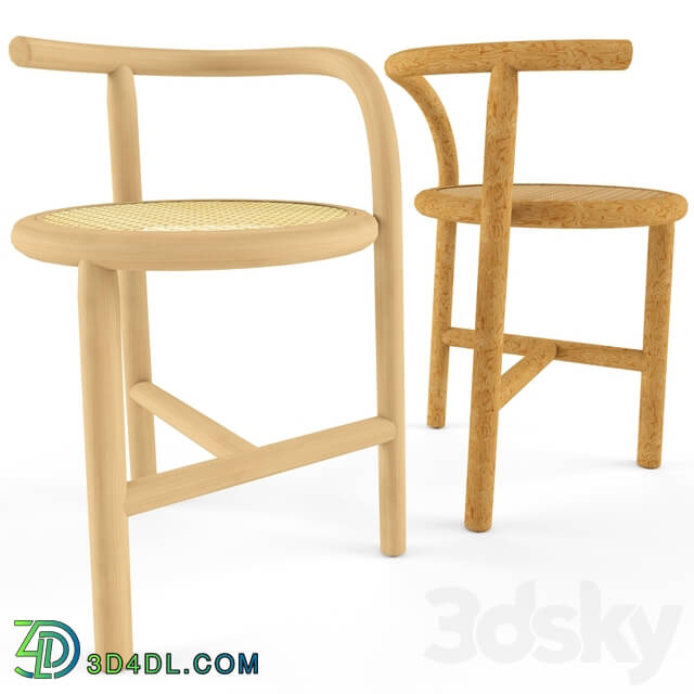 Chair - Nendo Wooden Chair Wiener Gtv Design