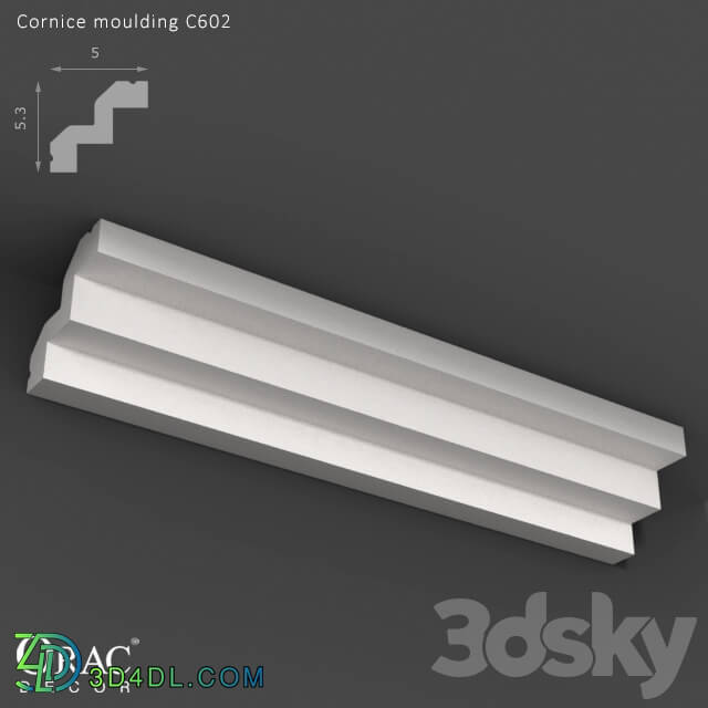 Decorative plaster - OM Cornice Orac Decor C602