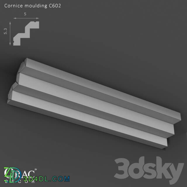 Decorative plaster - OM Cornice Orac Decor C602