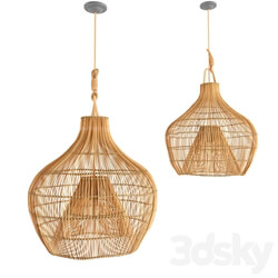 Chandelier - Rattan Lamp Bamboo 28 